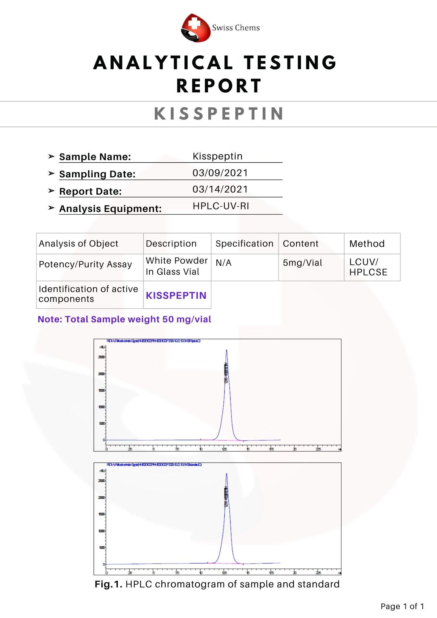 Kisspeptin-10 5mg (1 ขวด) - Image 3