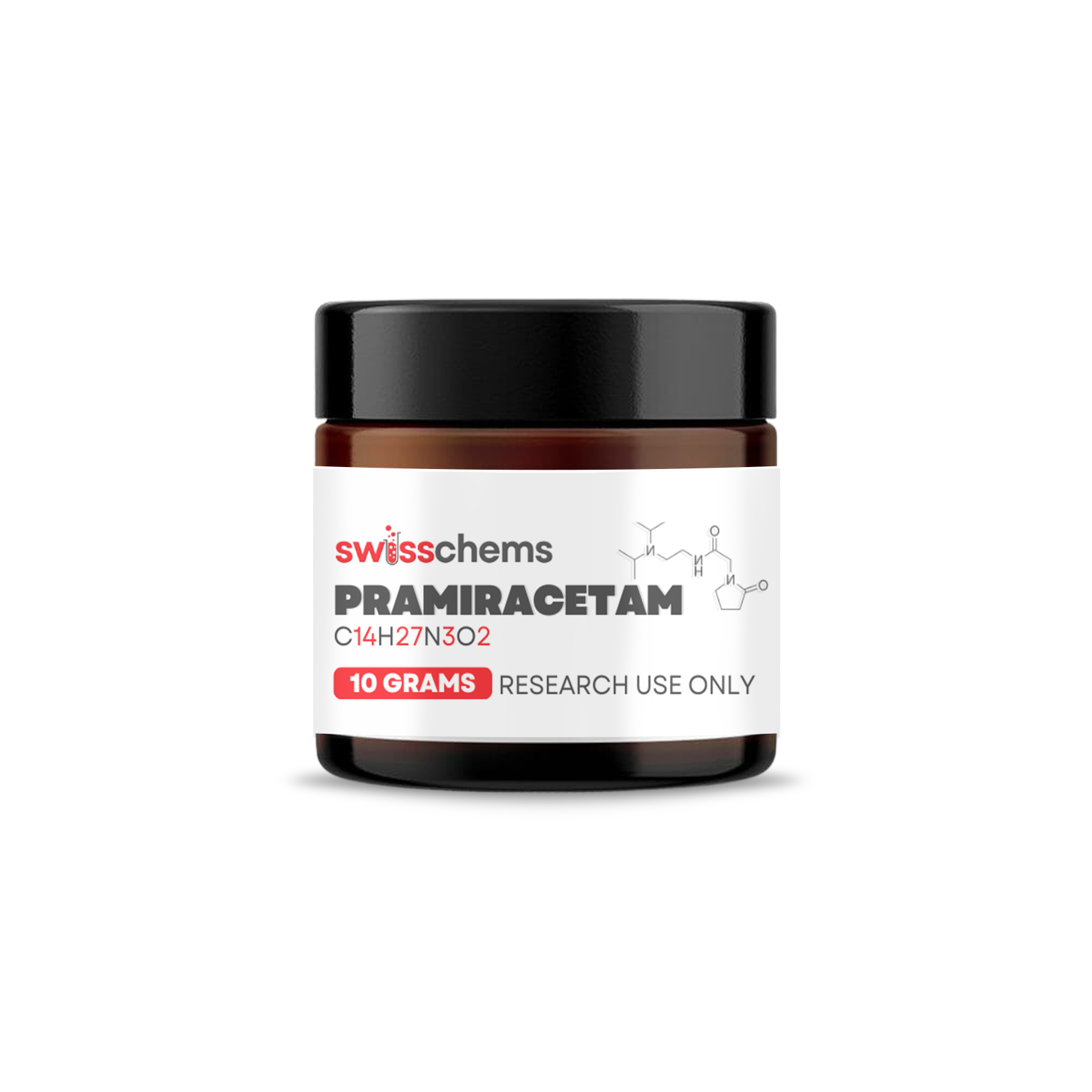 Pramiracetam - ผง, 10 กรัม